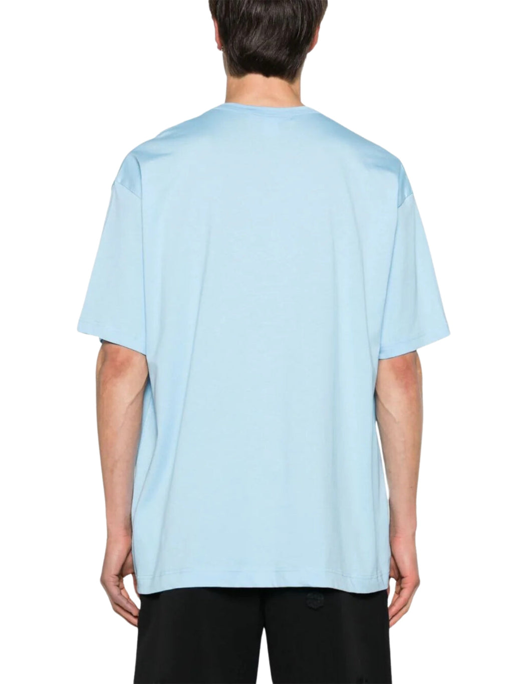 Comme Des Garcons T-Shirt Oversized Logo Powder Blue