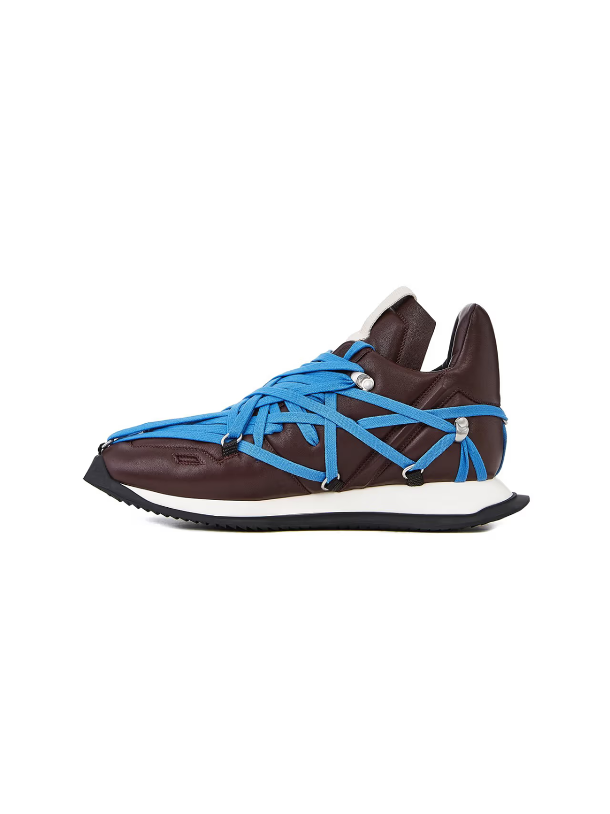 Rick Owens Sneaker Maximal Megalaced Burgundy-Royal