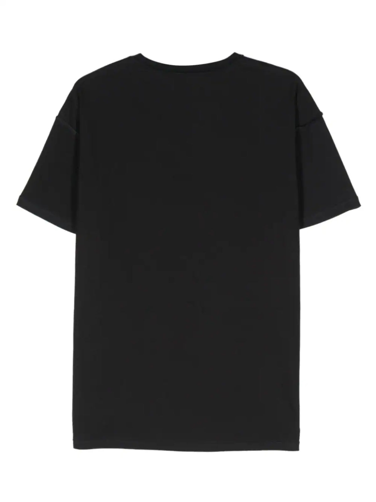 Purple T-Shirt Textured Inside Out Black