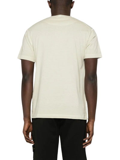 Stone Island T-Shirt Logo Cream