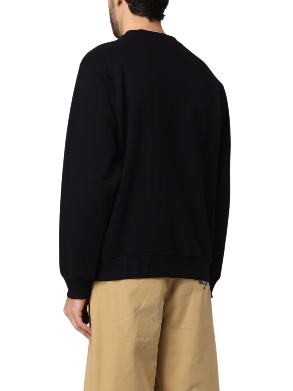 Drole De Monsieur Sweater Slogan Print Black