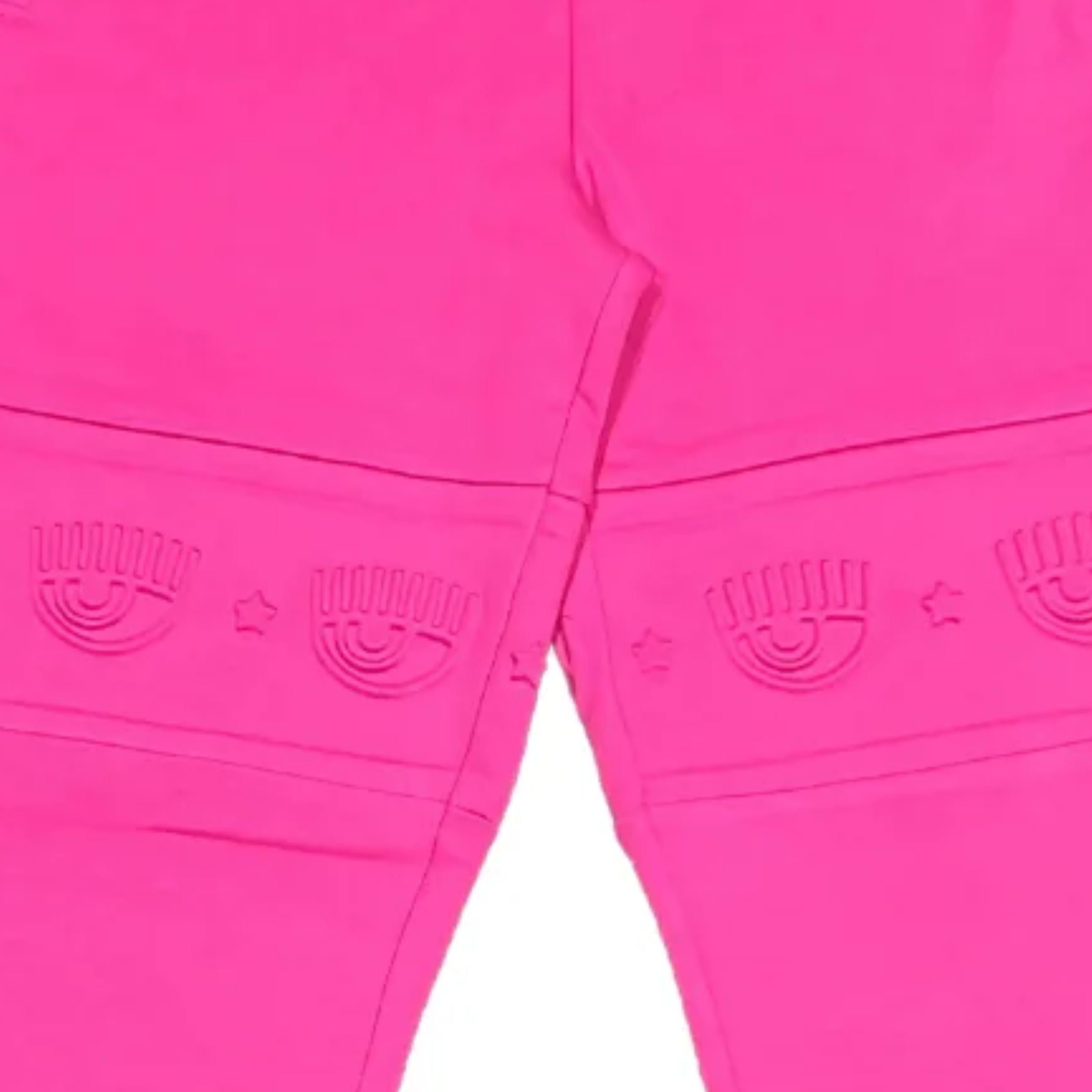 Chiara Ferragni Track Pants Logo Mania Pink