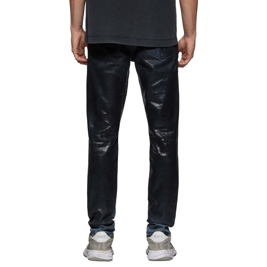 Purple Jeans Knee Rip Black