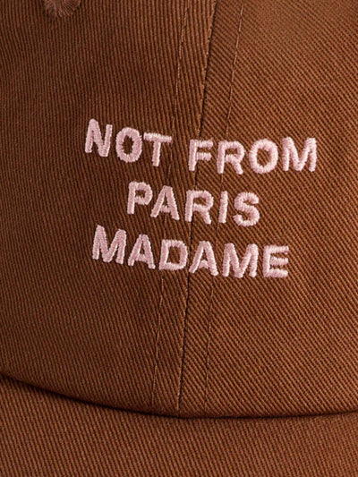 Drole De Monsieur Cap La Casquette Slogan Brown