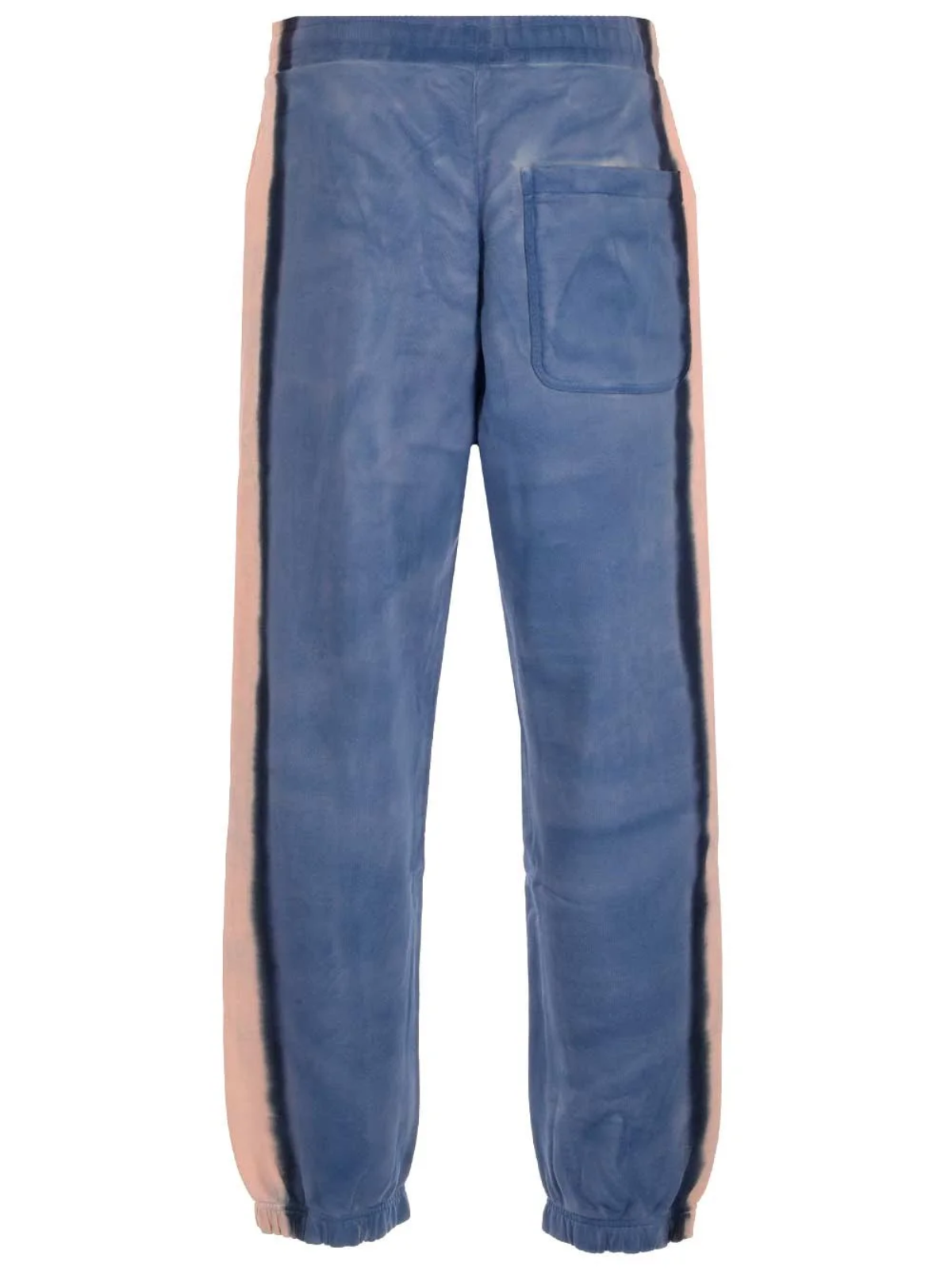 Msgm Track Pants Stripe Blue-Beige