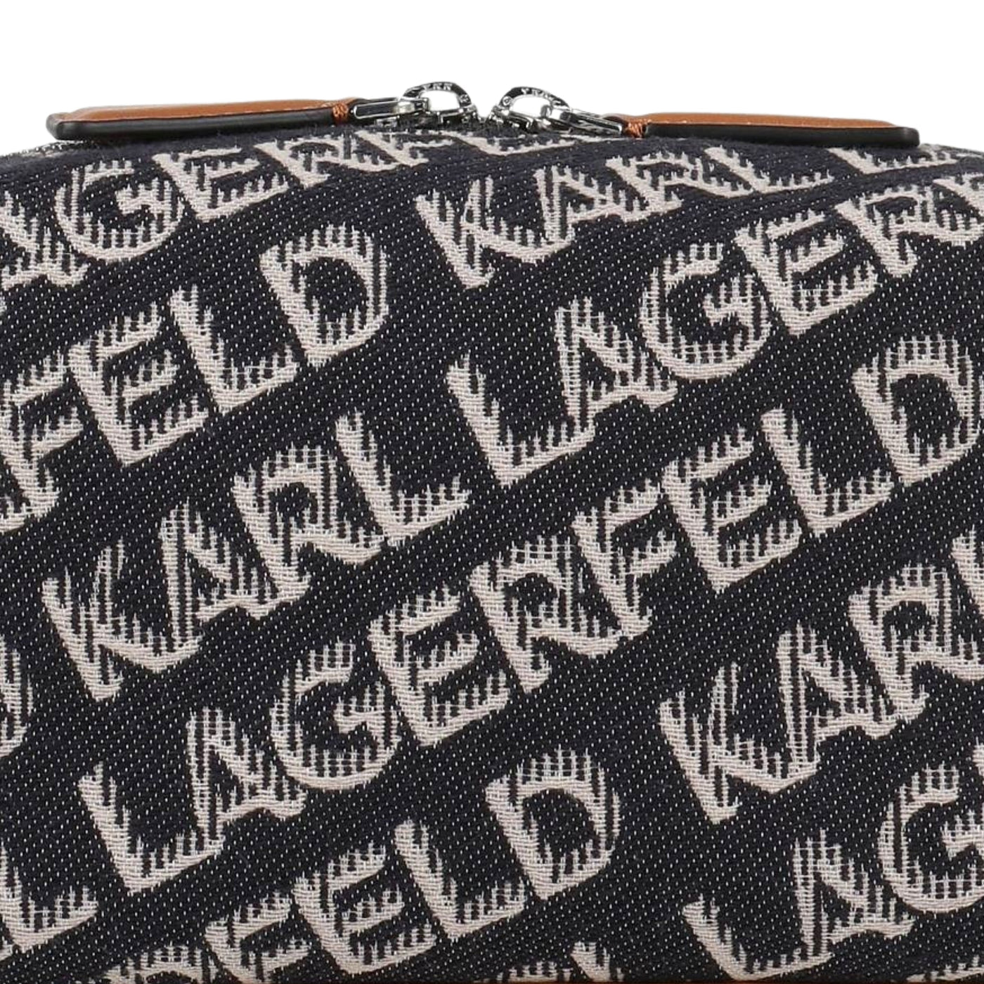 Karl Lagerfeld Pouch Allover Logo Black