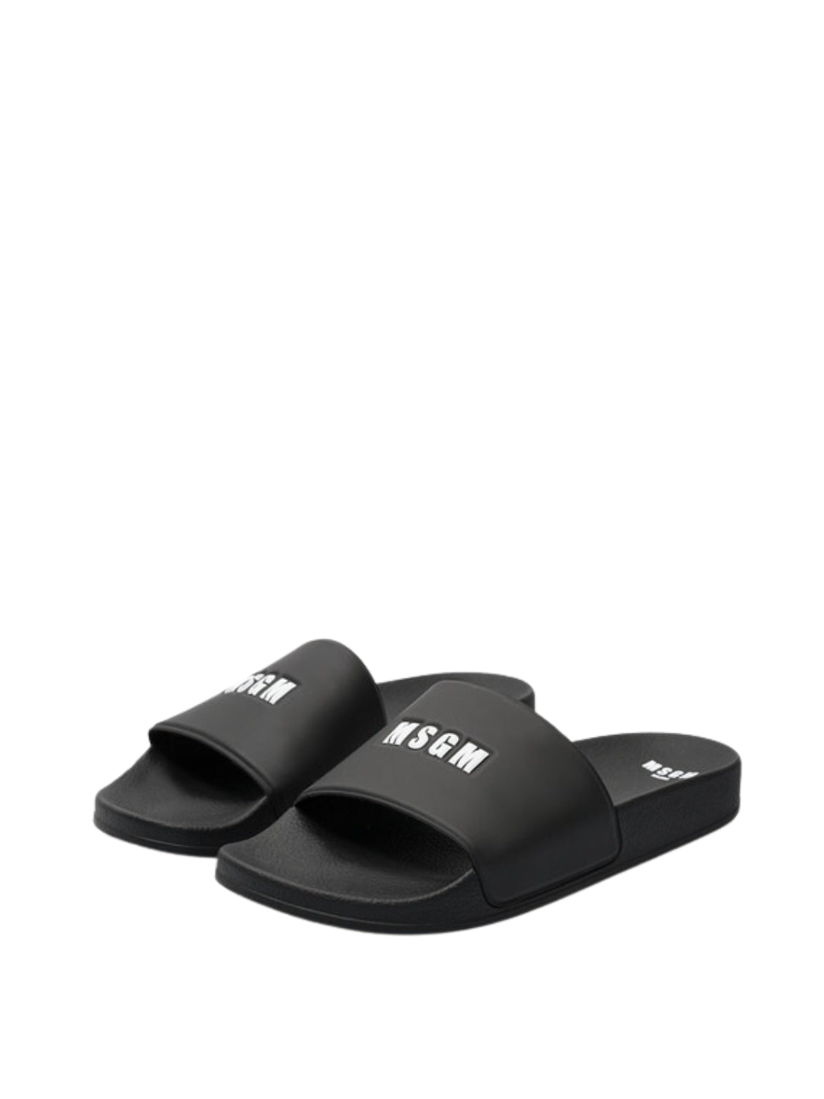 Msgm Slide Logo Full Black
