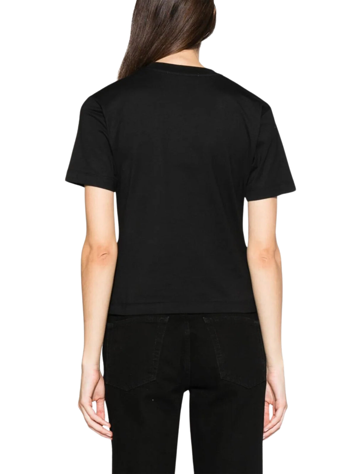 Msgm T-Shirt Ladies Logo Black