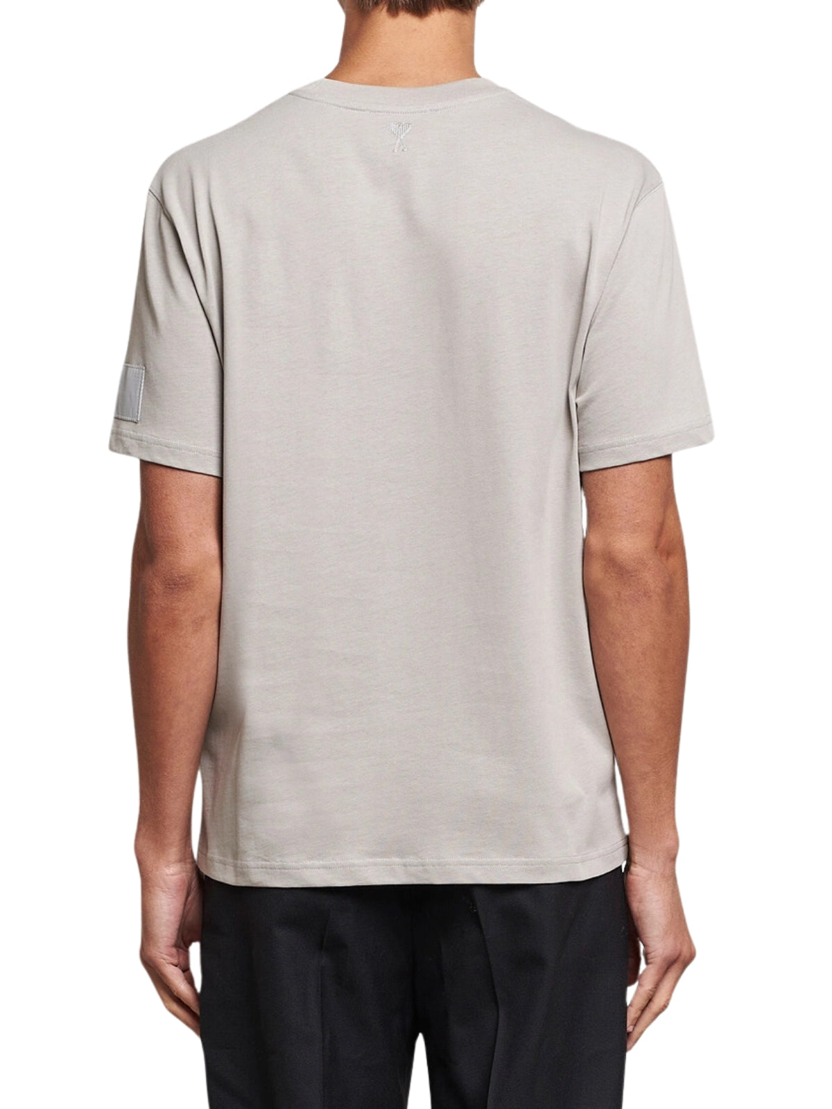 Ami T-Shirt Logo Sleeve Off-White