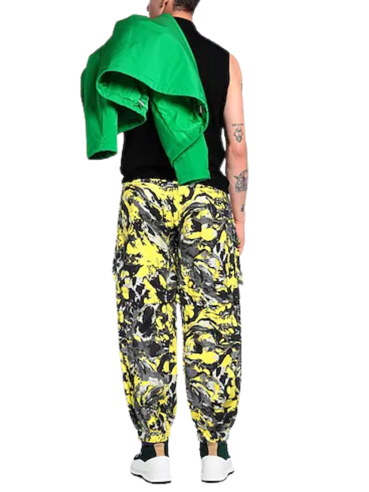 Msgm  Track Pants Color Art Black