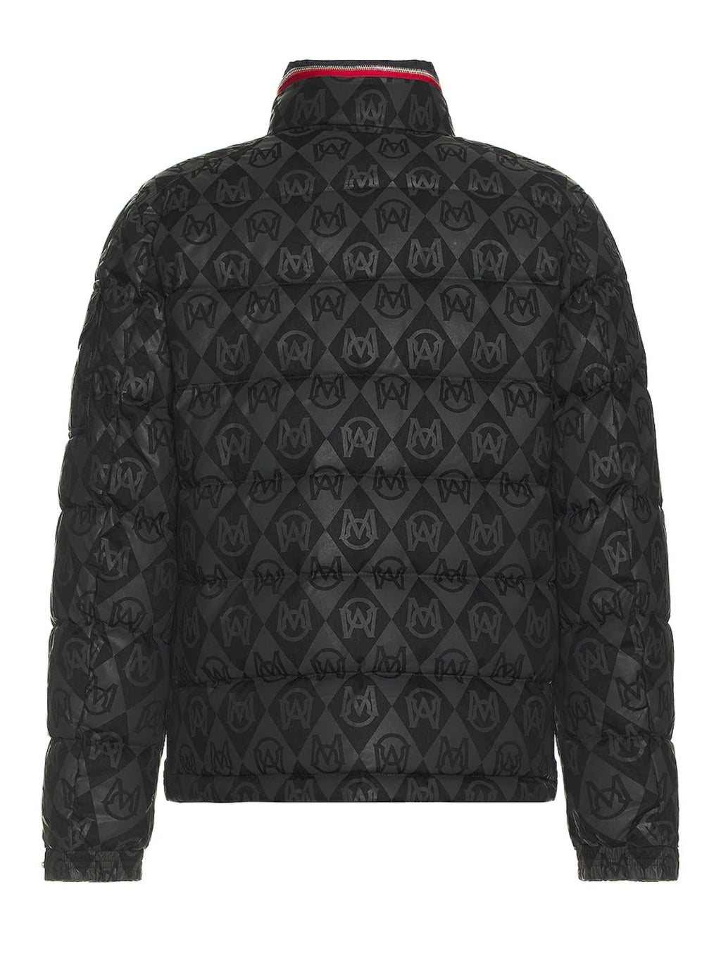 Moncler Jacket Bourne Allover Print Black