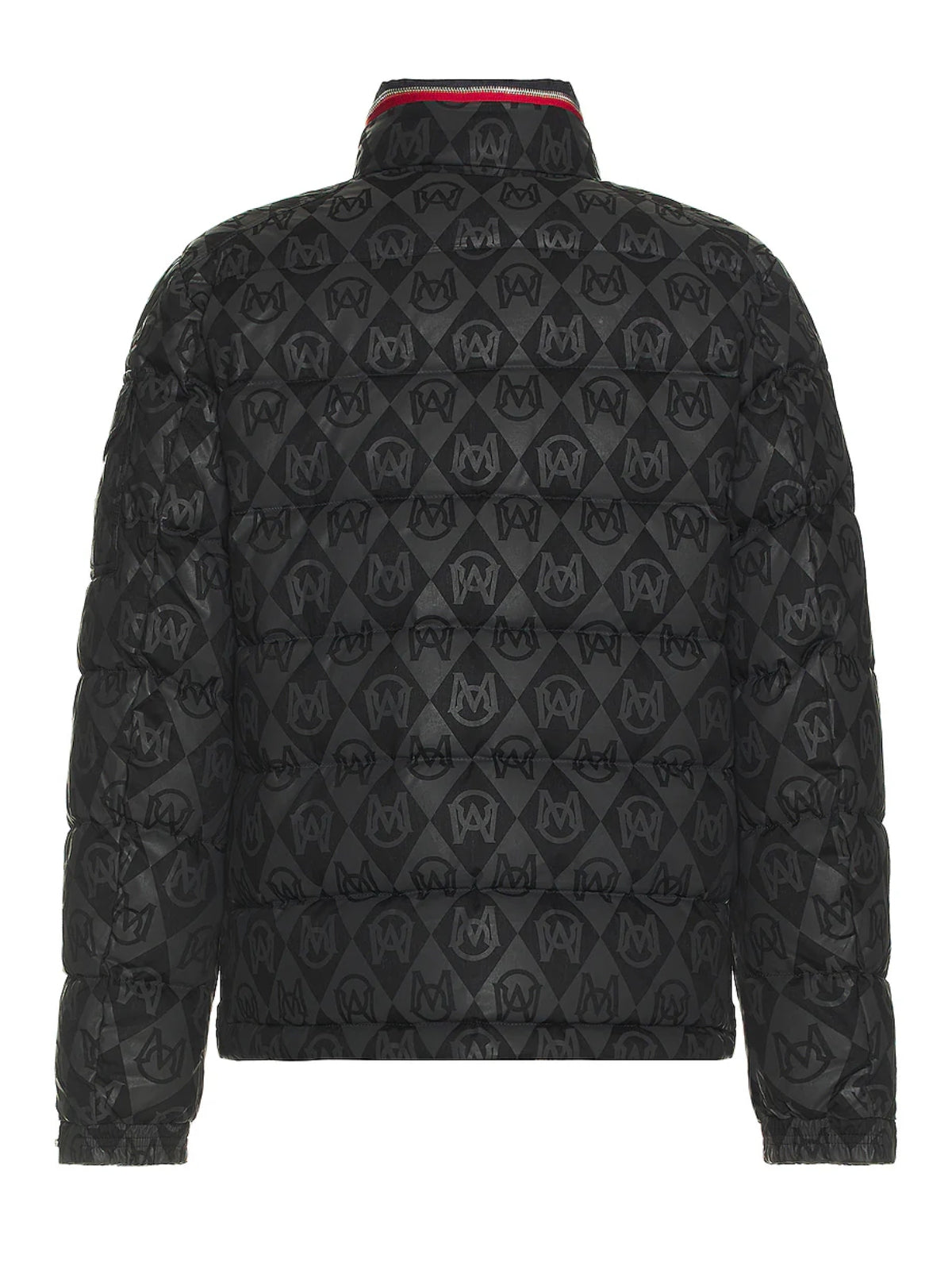 Moncler Jacket Bourne Allover Print Black