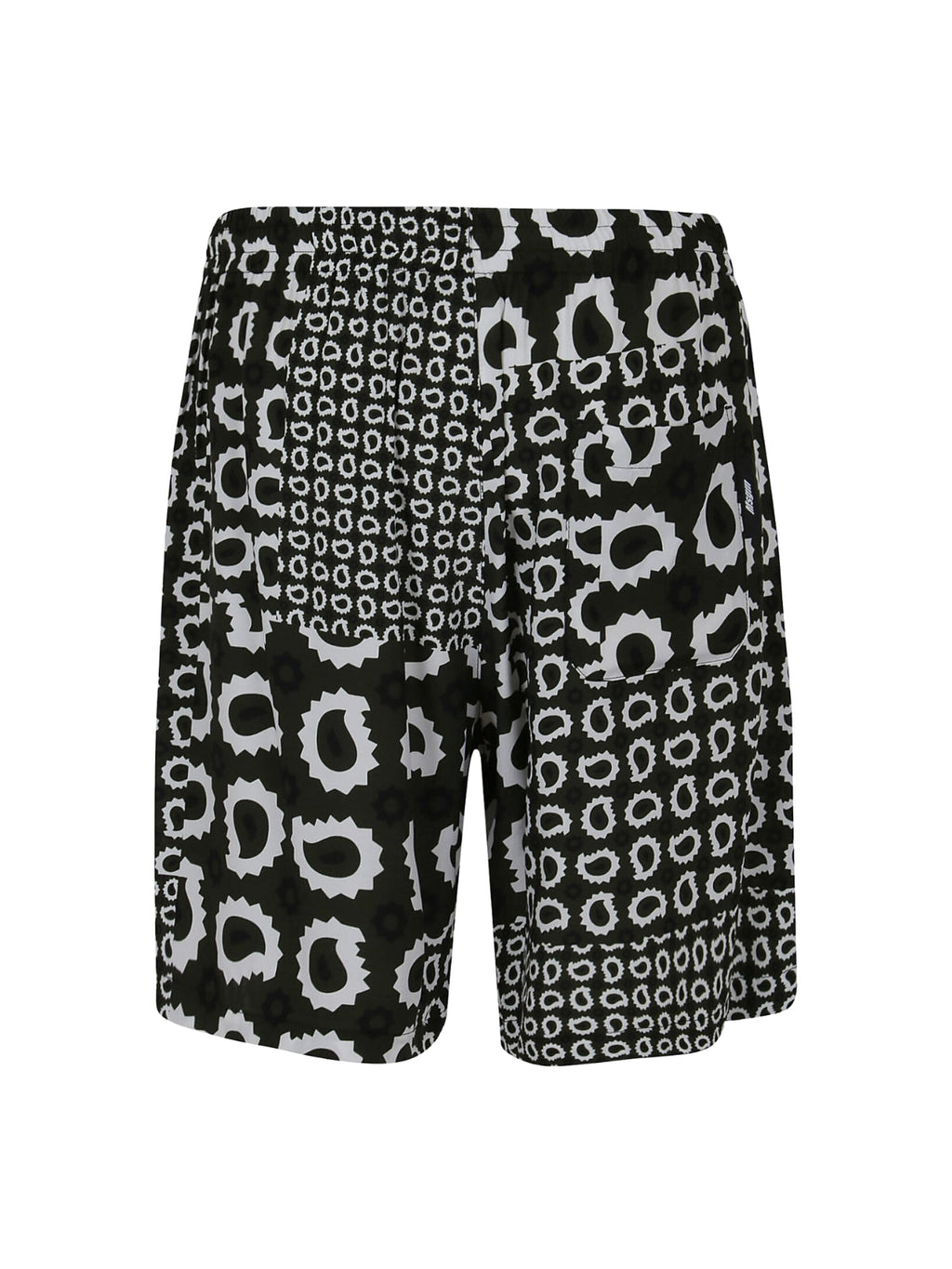 Msgm Shorts Bermuda Allover Print