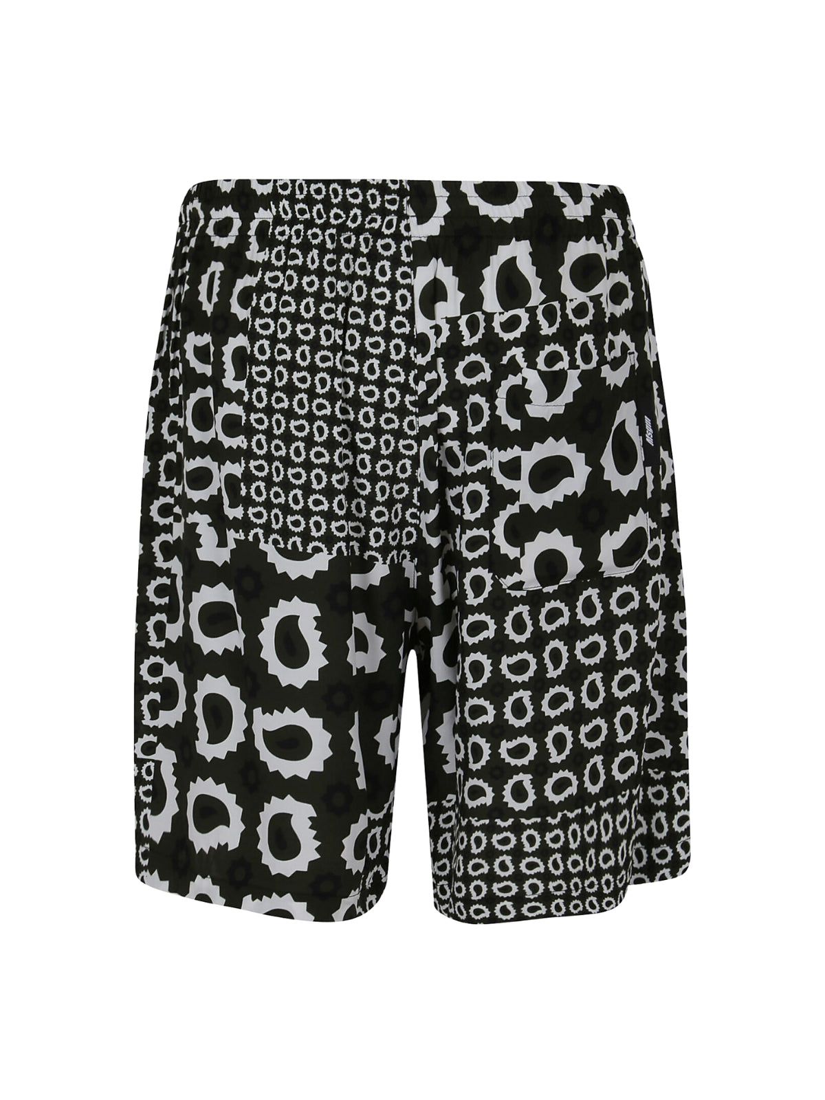 Msgm Shorts Bermuda Allover Print