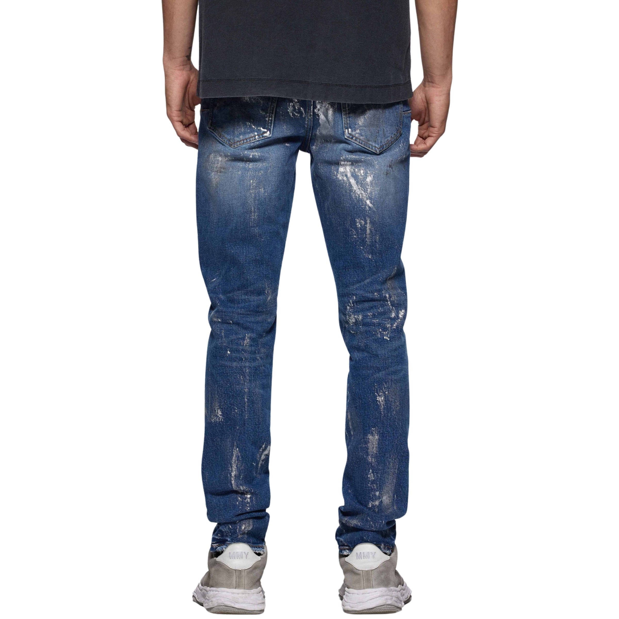 Purple Jeans Allover Rip Indigo