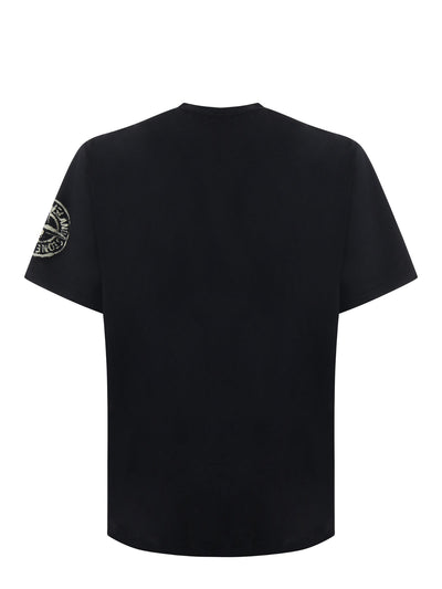 Stone Island T-Shirt Logo Black