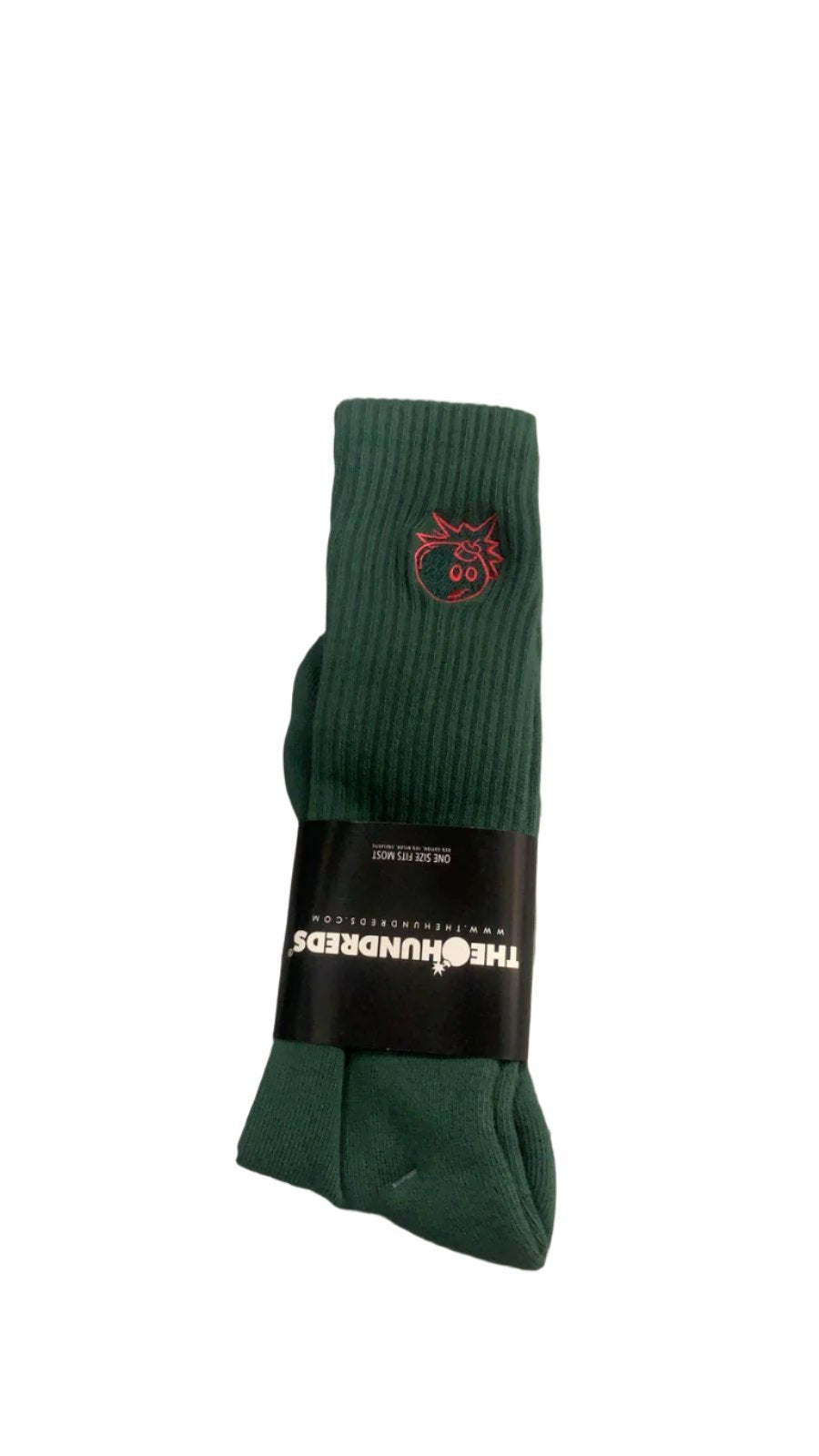 The Hundreds  Socks Logo Green