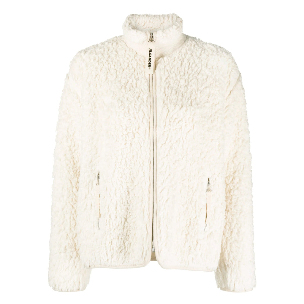 Jil Sander Jacket Zip Down Cream
