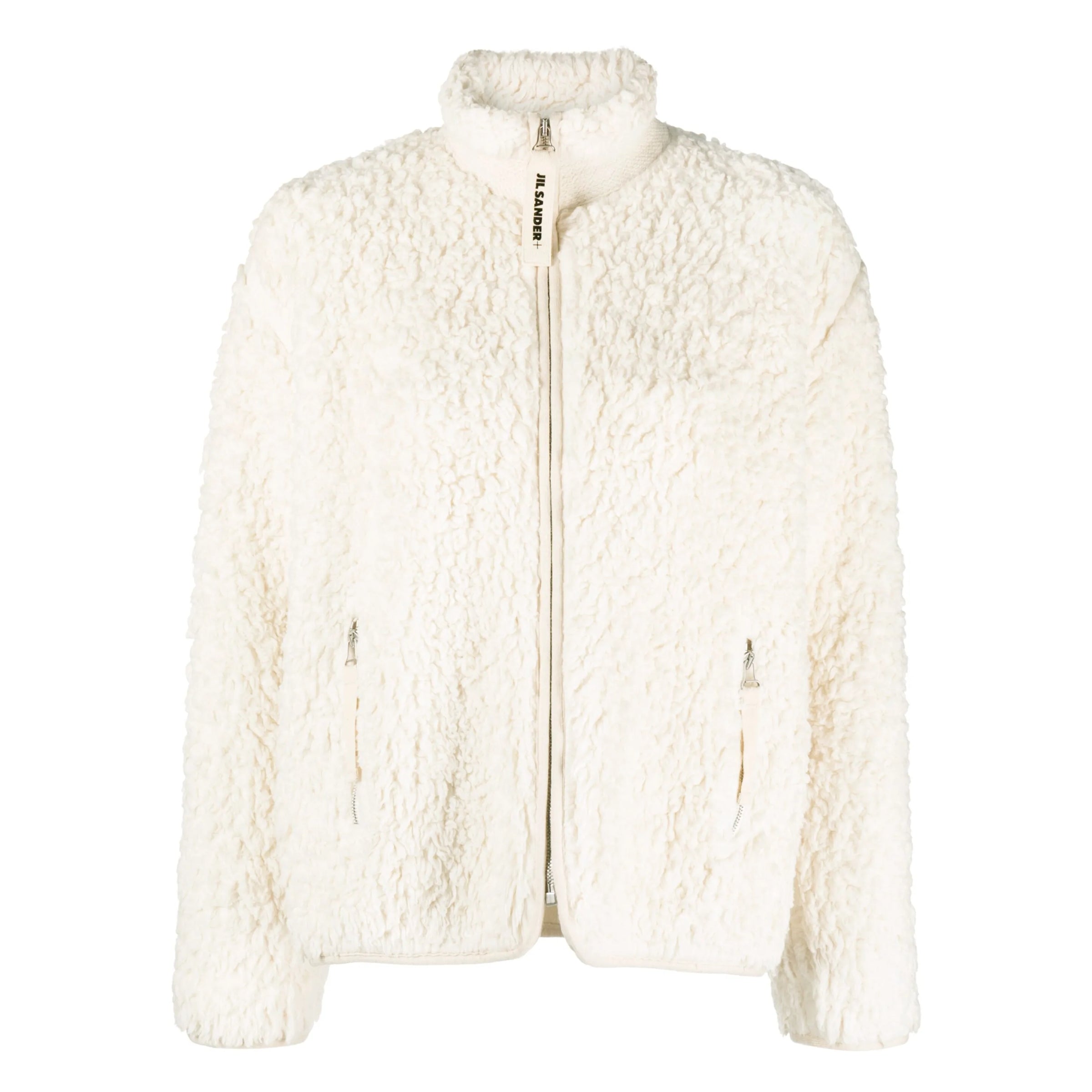 Jil Sander Jacket Zip Down Cream