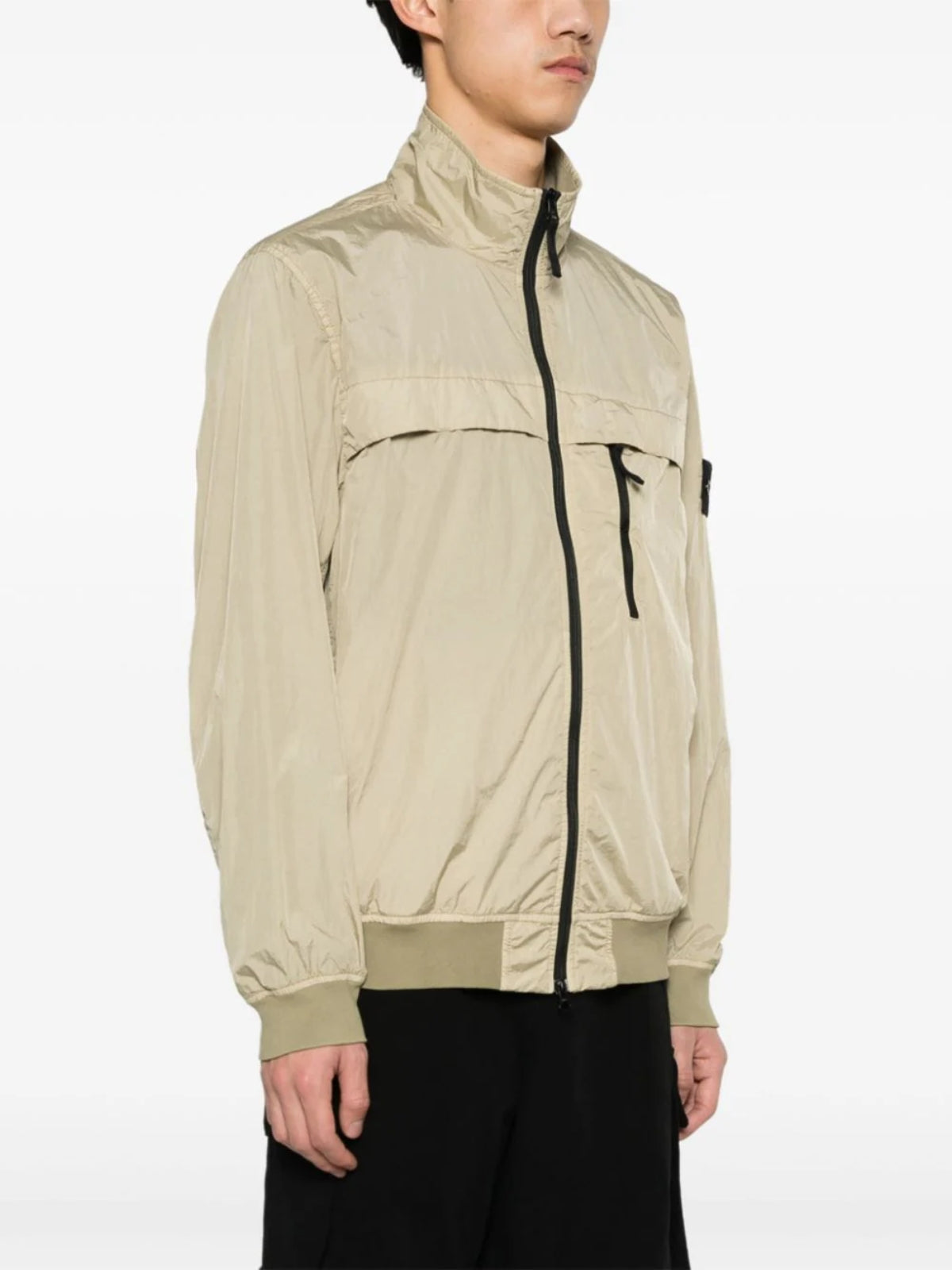 Stone Island Jacket Logo Brown