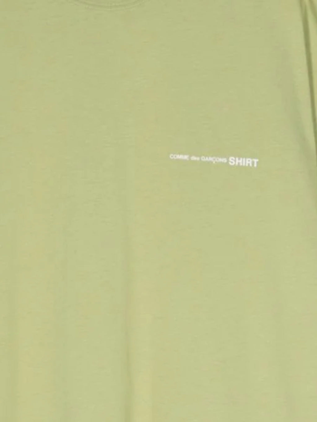 Comme Des Garcons T-Shirt Oversized Logo Khaki