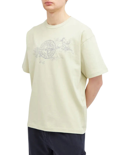 Stone Island T-Shirt Logo Light Green