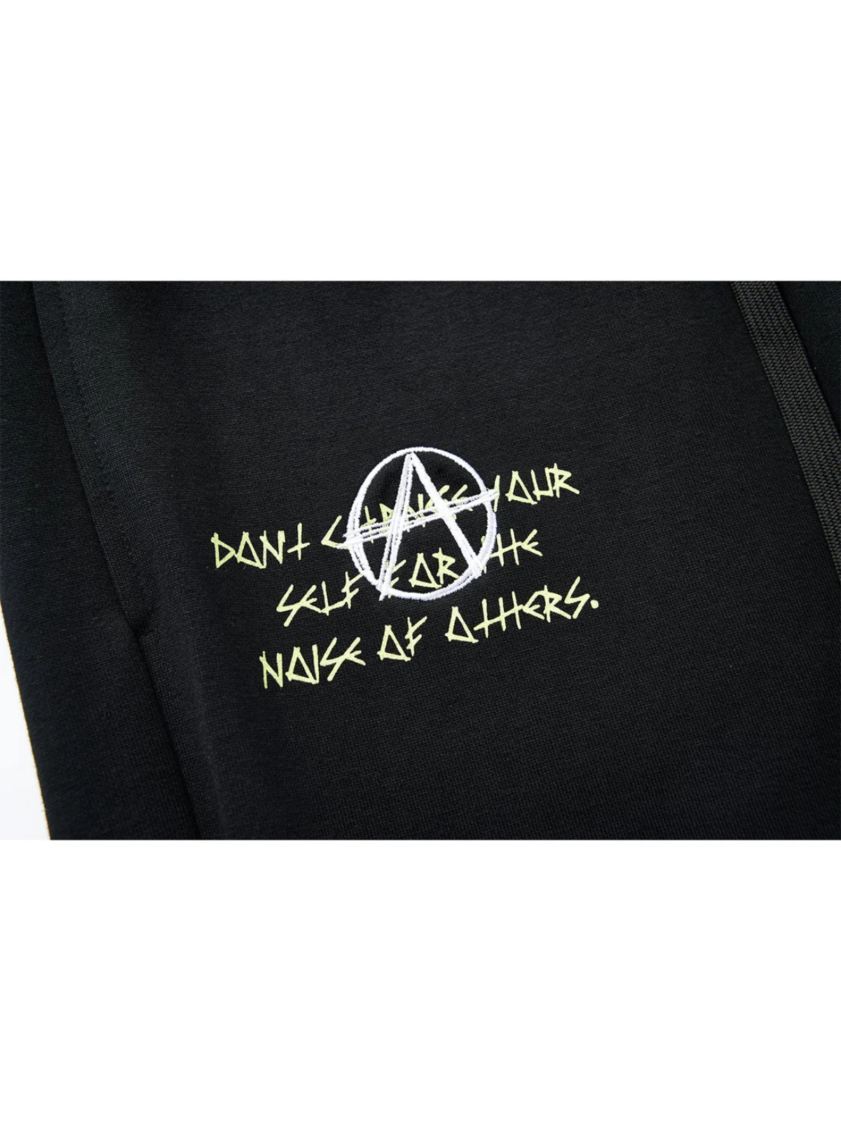 Acupuncture Track Pants Dancing Skull Black