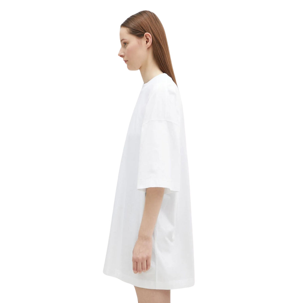 Vetements T-Shirt Embroidered Logo Oversized White