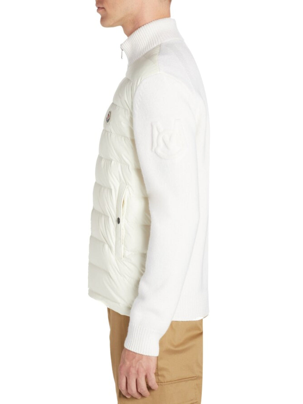 Moncler Jacket Cardigan White