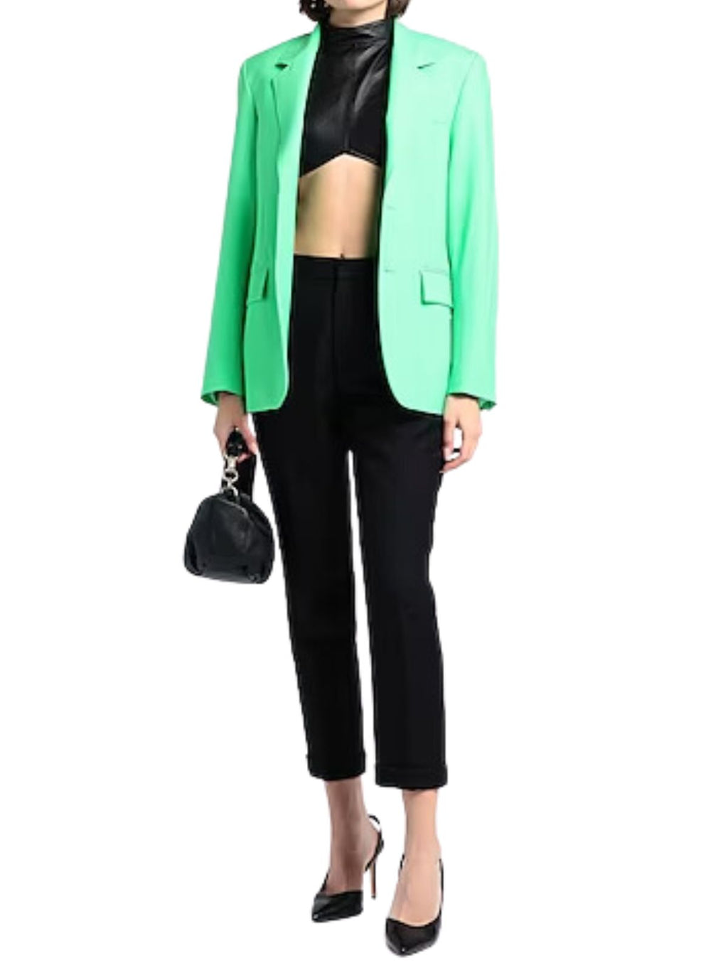 Msgm Blazer Ladies Two Button Mint