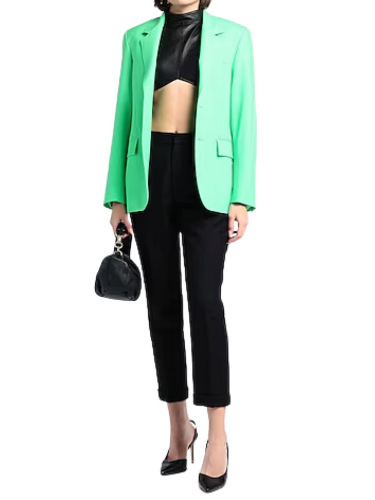 Msgm Blazer Ladies Two Button Mint