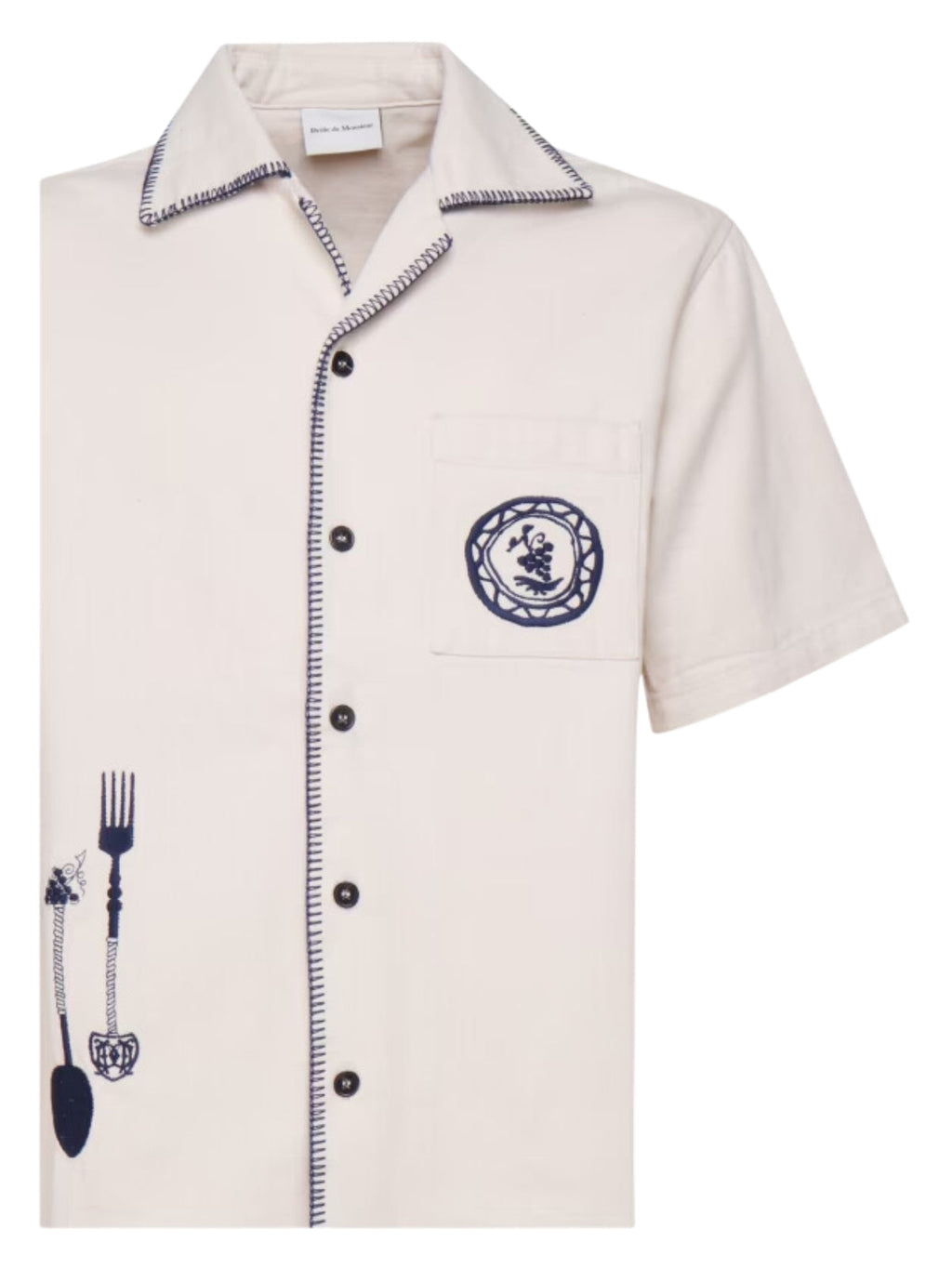 Drole De Monsieur Shirt Art De La Table Ecru