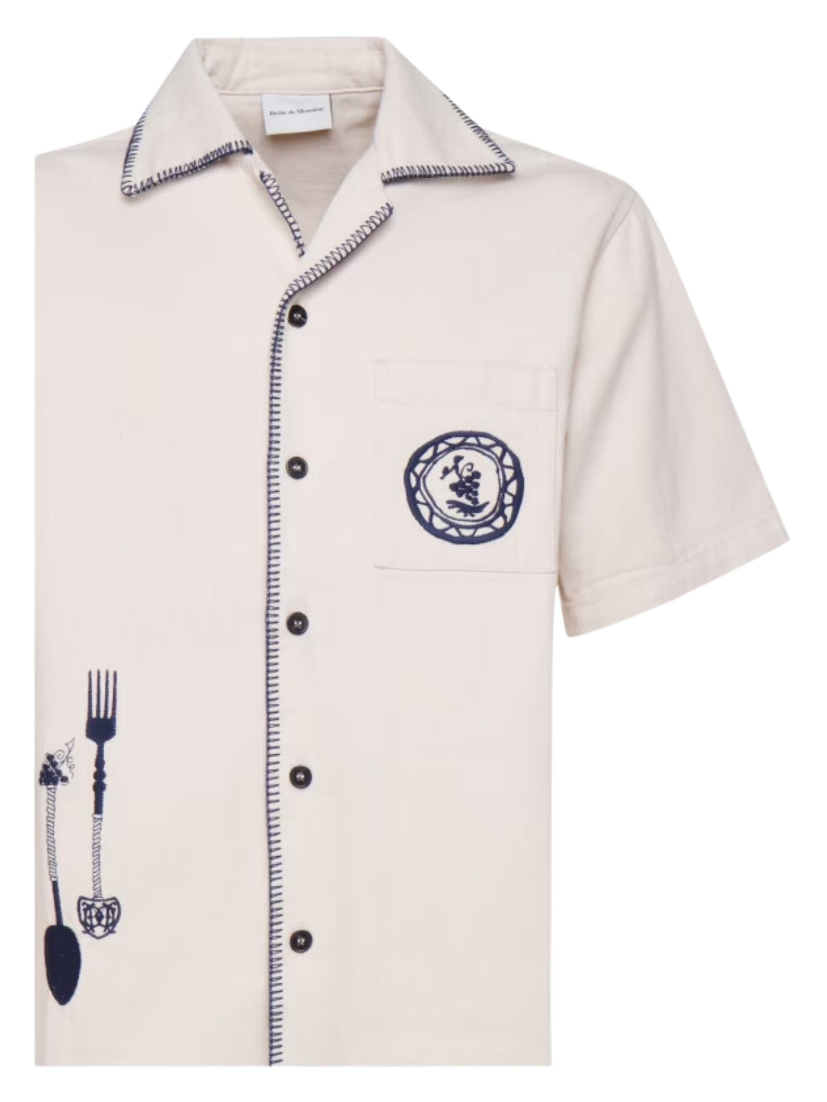 Drole De Monsieur Shirt Art De La Table Ecru