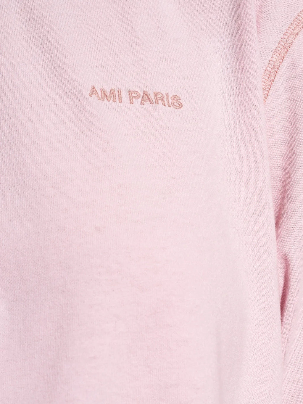 Ami T-Shirt Ami Paris Logo Pink
