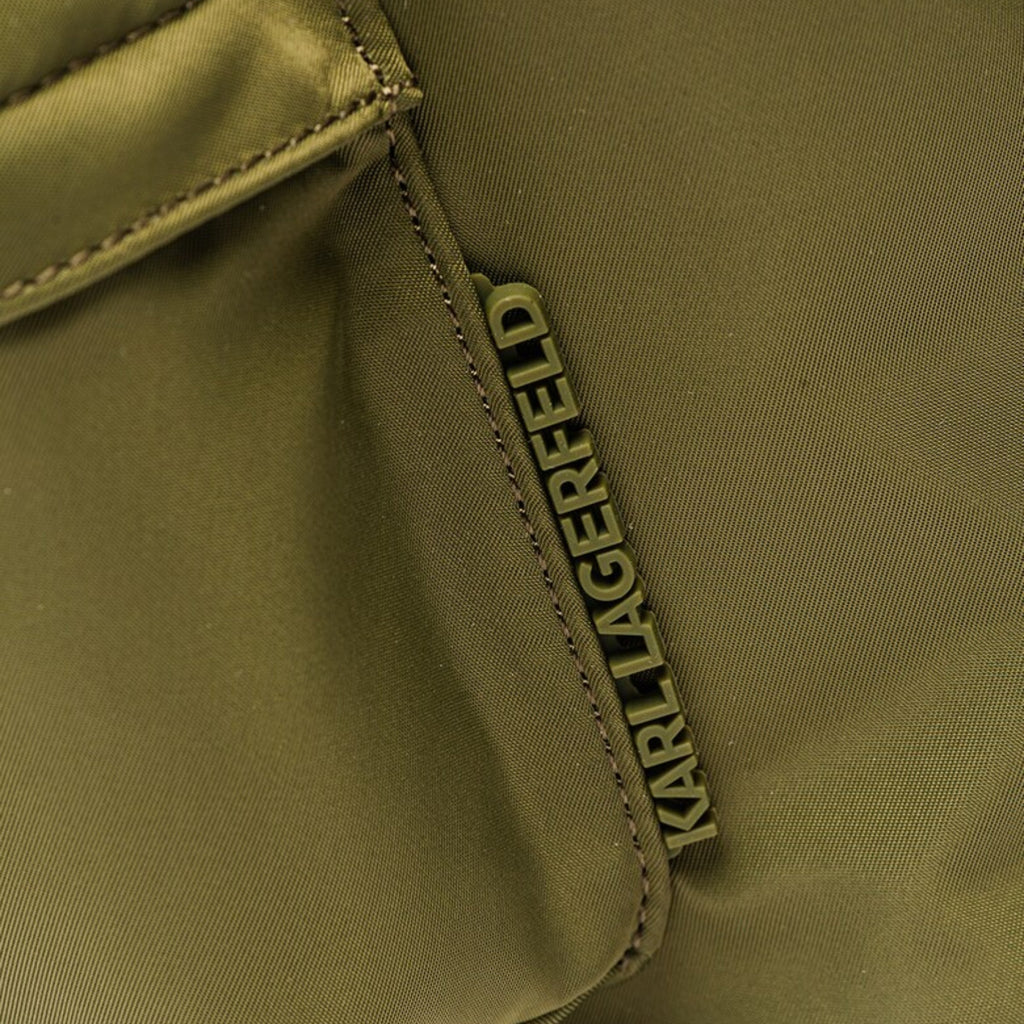 Karl Lagerfeld Bag Backpack Logo Khaki