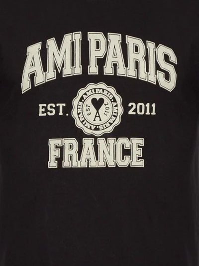 Ami  T-Shirt Paris Black