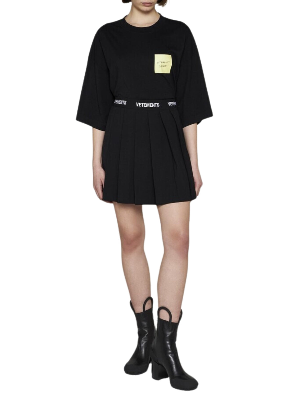 Vetements T-Shirt Patch Black