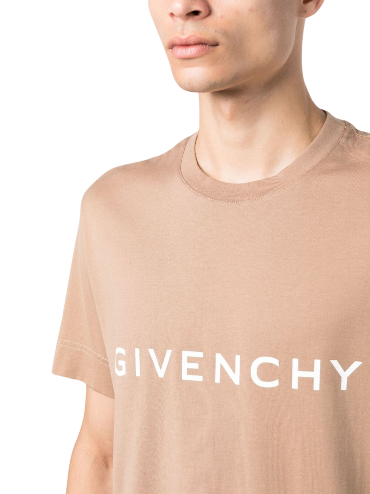Givenchy  T-Shirt  Logo Beige