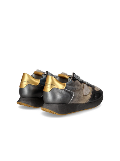 Philippe Model Ladies Sneaker Trpx Velour Eau