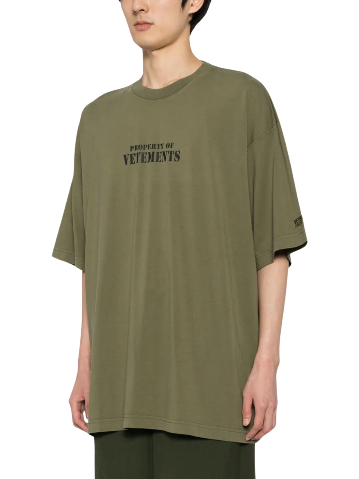 Vetements T-Shirt Property Green