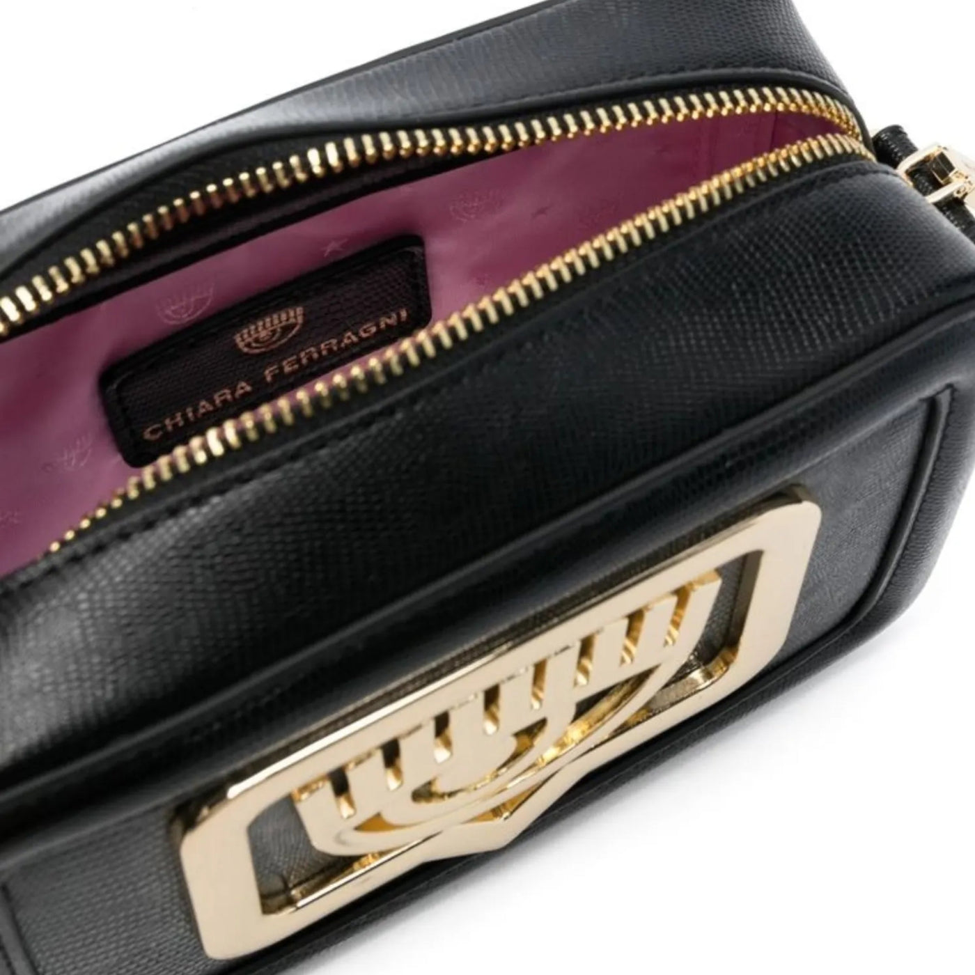 Chiara Ferragni Bag Bold Eyelike Logo Black