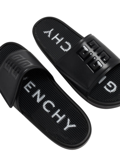 Givenchy Slide Logo Black