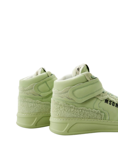 Msgm Sneaker Velcro Logo Mint
