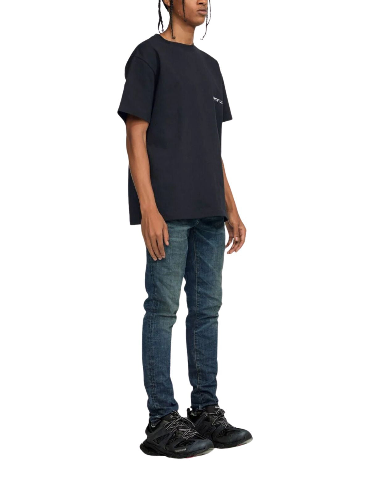 Purple Jeans Dark Stone Rinse Indigo