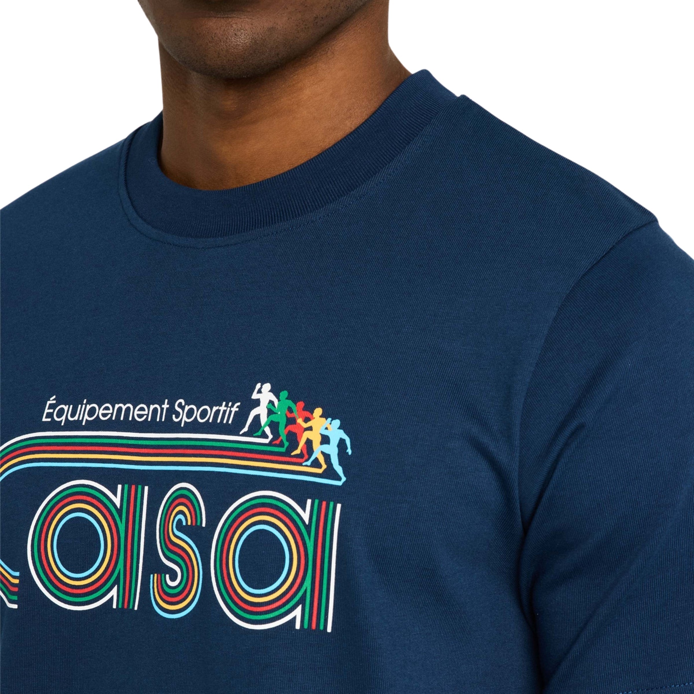 Casablanca T-Shirt Equipment Sportif Navy