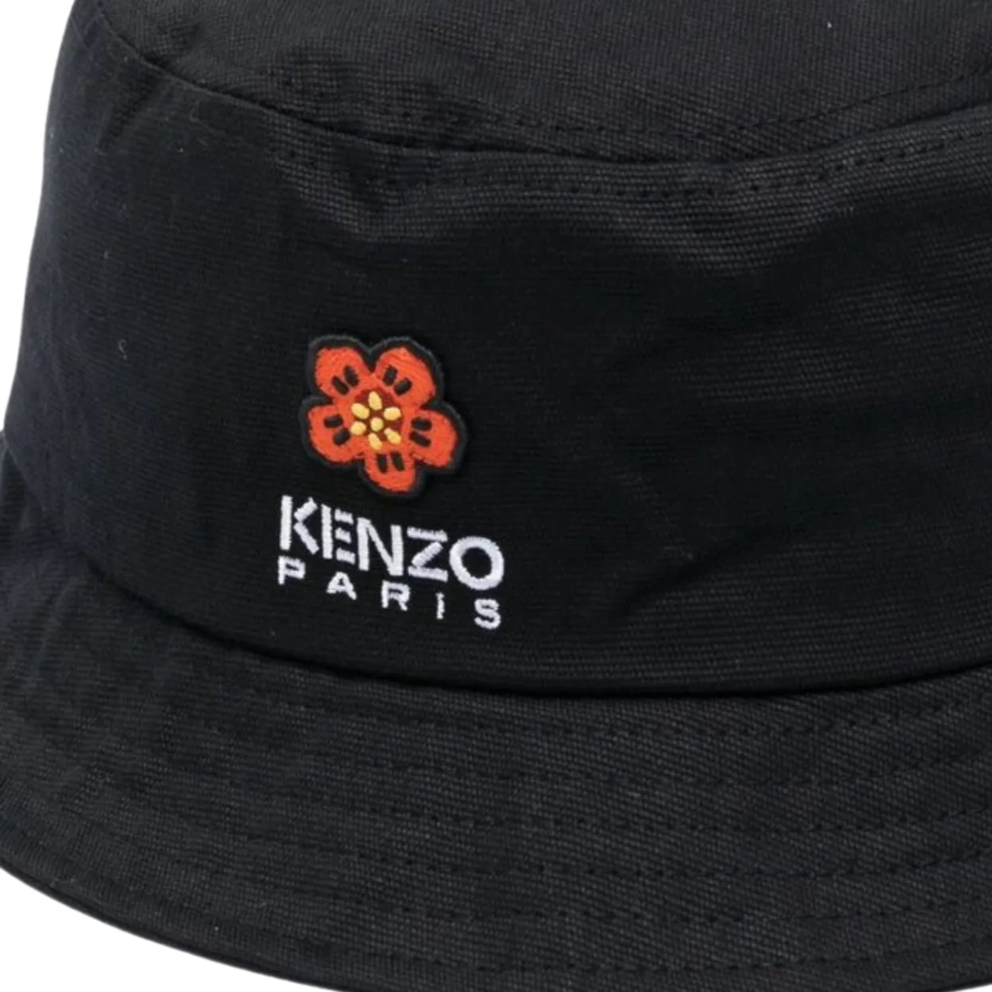 Kenzo Bucket Hat Logo Black