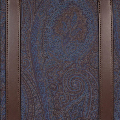 Etro Bag  Xl Arnica Jacquard Blue-Brown