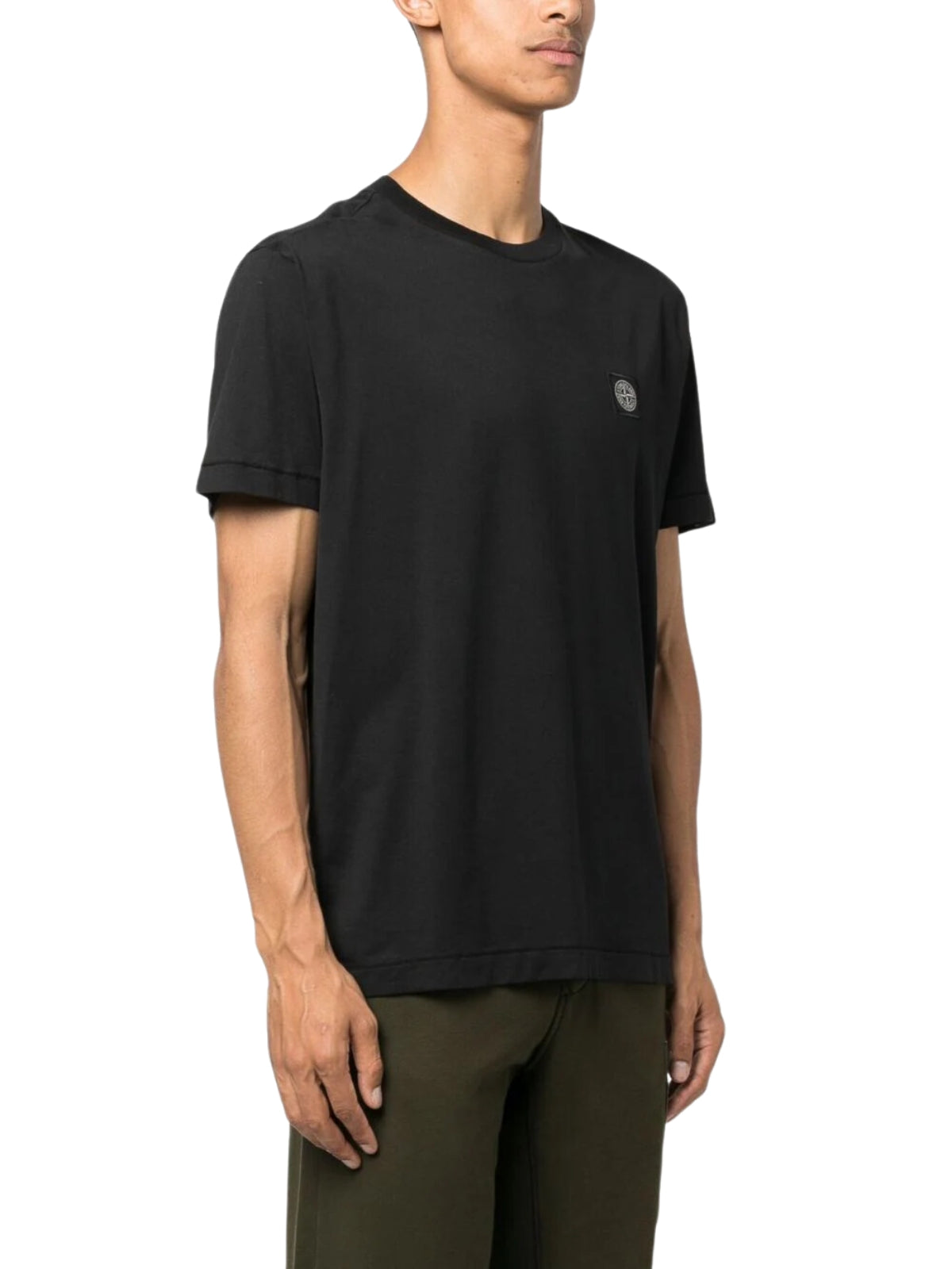 Stone Island T-Shirt Logo Black