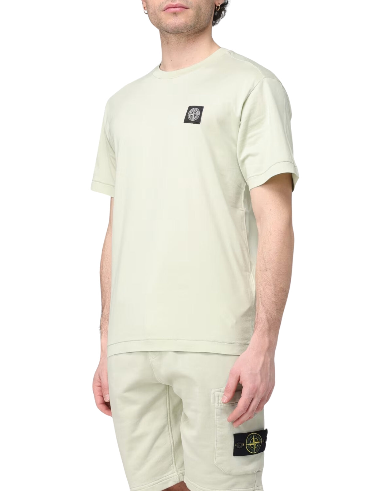 Stone Island T-Shirt Logo Light Green