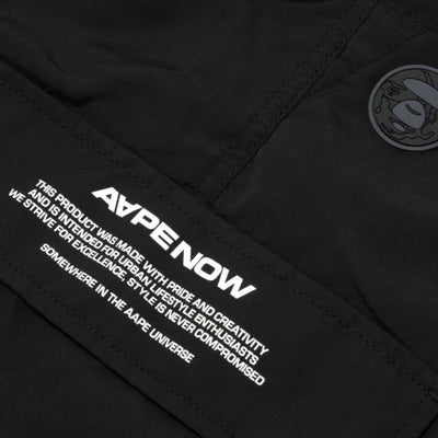 Aape Cargo Pants Pocket Logo Black